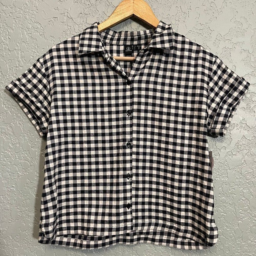 Volcom Coco Ho Button-Up Check Shirt - Picture 3 of 10